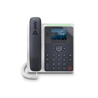 HP POLY EDGE E100 IP PHONE W/HANDSET,2.8" COLOUR SCREEN,2 LINE KEY