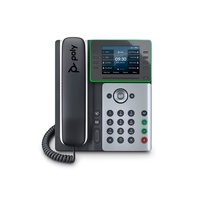 HP POLY EDGE E320 IP PHONE, NOISEBLOCK AI AND ACOUSTIC FENCE, USB-C, BLUETOOTH COMPATIBLE