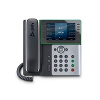 HP POLY EDGE E500 IP PHONE, 5" COLOR IPS DISPLAY, 12-LINE KEYS, BLUETOOTH