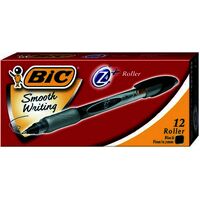 Pen Bic Z4 Roller 0.7mm 8304 Black Box 12