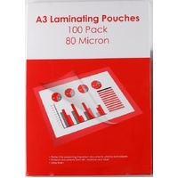 LAMINATING POUCH GNS BASIC A3 80 MICRON PK100