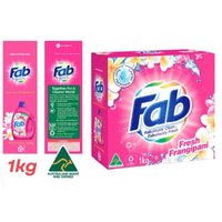 Fab Fresh Frangipani Laundry Detergent Washing Powder 1Kg