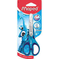 Scissors 13cm/5inch Stainless Steel Maped 464410 Soft Comfort Grip Rounded Tip Hangsell Assorted Colours 