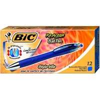 Pen Bic Reaction Ballpen 857547 1.0mm Blue Box 12