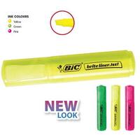 Highlighter Bic Brite Liner Text Yellow/Pink Card 2
