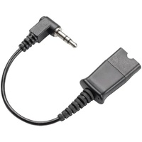 HP POLY CABLE, QD TO 3.5MM, RIGHT-ANGLE PLUG - FOR COMMON USAGE