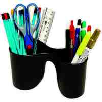 Pencil Cup Enviro Duo Marbig 86330 Black