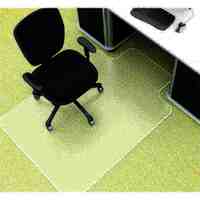 Chairmat Marbig Deluxe 114 x 134 Large For Carpet Less Than 12mm 87105 