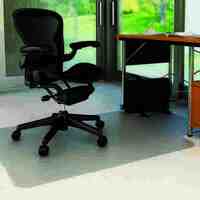 Chairmat Marbig 114 x 134cm Large With Keyhole Hard Floor Smooth 87207