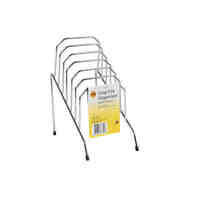 Step File Organiser Wire Small Chrome Marbig 87300
