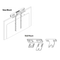 HP POLY STUDIO X30 MOUNTING KIT W/ INVERTED MOUNT OPTION, INCLUDES TV MOUNT & WALL MOUNT