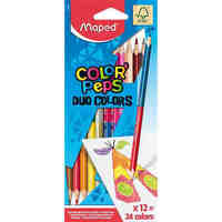 Pencil Maped Colouring Duo Pack 12 8829600