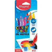 Pastel Oil Maped Color Peps Pack 12 8864010