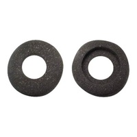 HP POLY SPARE EAR CUSHION (QTY 2), DOUGHNUT, FOAM, BLACK