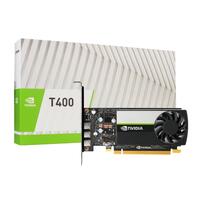 NVIDIA T400, 4GB GDDR6, 64-BIT, 80GB/S, PCIe3x16, mDP(3), 1 SLOT, 3YR