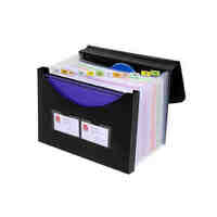 Expanding File with Storage Box Marbig 90022 Black 