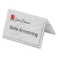 Name Plates and insert cards Rexel 90035 Box 50 Small 92mm x 56mm