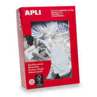 Tags Tie On Strung Ticket Apli 384 9mm x 24mm Box 1000