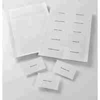 Insert Cards Perforated 90 x 55mm Convention Name Badge Rexel 90055 Pack 250 