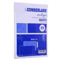 Envelope C5 229 x 162mm Cumberland White Pocket Strip Seal 906333 Pack 25