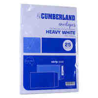 Envelope C4 324 x 229mm Cumberland White Pocket Strip Seal 912333 Pack 25