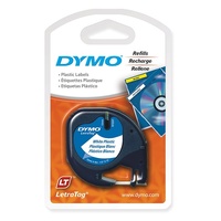 Dymo Tape Letratag Plastic Ultra Blue 91205/91335