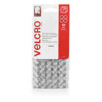 Velcro Thin Clear Hook and Loop Dots 0.9cm 56 Sets 