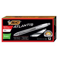 Pen Bic Atlantis Exact Black Box 12