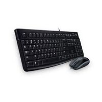 LOGITECH MK120 WIRED DESKTOP KEYBOARD AND MOUSE COMBO - 3YR WTY