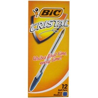 Pen Bic Cristal Medium Blue 0211 Box 12