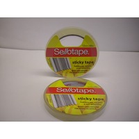 Packaging Tape Sellotape 700 Sticky 12mm x 66M Hangsell 960104 