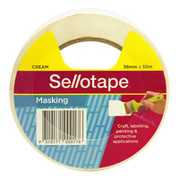 Masking Tape Sellotape 125C 36mm x 50M Hangsell 960506