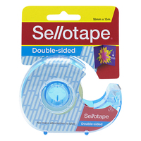 Tape Sellotape Double Sided 18mm x 15M Dispenser 960608
