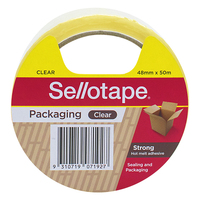 Packaging Tape Sellotape 175CL Clear 48mm x 50m Hangsell 970046