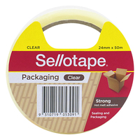 Packaging Tape Sellotape 175CL Clear 24mm x 50M Hangsell 970048