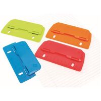 Hole Punch 2 Hole 02 sheet Marbig 975311 Bindermate Assorted Summer Colours 