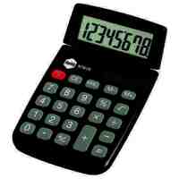 Calculator Marbig 97610 Dual Power 8 Digit Pocket Tiltable adjustable display 