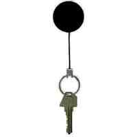 Key Holder Retractable Metal Rexel With Ring Nylon Cord 9800402