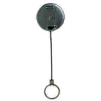 Key Holder Retractable Metal Rexel With Ring Black 9800702