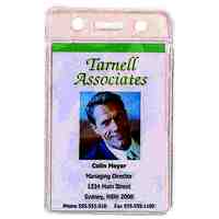 ID Card Soft Pouch Rexel Portrait 82 x 56mm 9801012 Pack 10