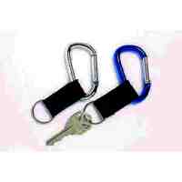 Keyring Holder Accessory Caribiner 60mm D Shape Rexel 98025 Hangsell Card of 2 Assorted Colours 