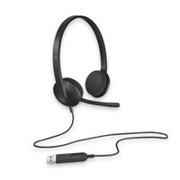 LOGITECH H340 WIRED USB STEREO HEADSET, NOISE CANCELLING MIC,2YR WTY