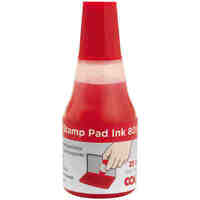 Stamp Pad Ink Colop 801 25ml squeezey bottle Red  