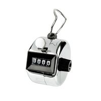 Tally Counter Rexel 4 Digit Silver 9855000