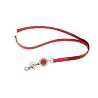 Lanyard With Badge Reel Rexel 9861016 Burgundy