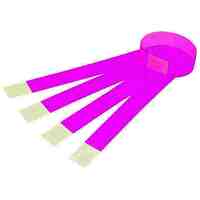 Wristbands Rexel Fluoro Pink 9861109 Pack 100