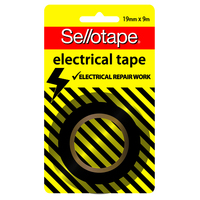 Tape Sellotape Electrical 19mm x 9M Blister Card 994003