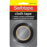Duct Cloth Tape Sellotape 24mm x 4.5m Hangsell Each 