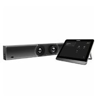 Yealink A30 Meeting Bar with CTP18 Touch Panel, All-in-One Android Video Collaboration Bar for Medium Room, Teams Edition, Quick Setup, Easy to Manage