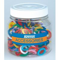 Key Head Rings Kevron Assorted AL1052TB Tub of 200